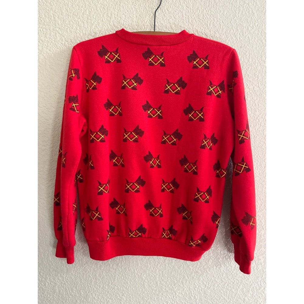 Vintage Scarab Scottie Dog Crewneck Sweatshirt - Picture 2 of 7
